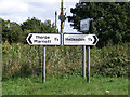 Roadsigns on Reepham Road in NR8 6BT