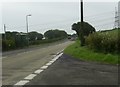 Bus shelter on the A476 in Llannon Community