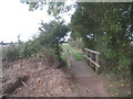 Footbridge on the path from Fiskerton to Reepham in LN3 4EB