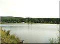 Looking across Loch Ettrick to the boathouse in DG3 5HL