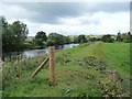 Flood bank along the River Usk in NP15 1NB