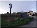 Hardwick Village Sign and Well in NR15 2AB