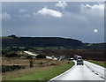 Traffic on a moorland road in YO18 7NS