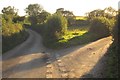 Lane junction south of Trehurst in PL12 5JB