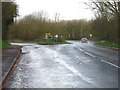 Road junction leading to A2 and Canterbury in CT4 5DH