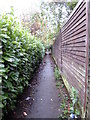 Footpath to Great Billing in NN3 9BN