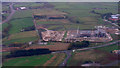 Building site at Aberdeen Airport from the air in AB21 9TS