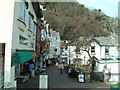 Pedestrian only  street Lynmouth in EX35 6EQ
