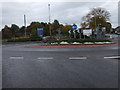 Roundabout on Barry Road (A930), Carnoustie in DD7 7DQ