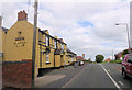 Llangollen Road passes The Hampden Arms in LL14 3UR