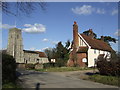 Pettistree church and pub in IP13 0HP