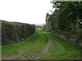 The bridleway past Ingsbury Cottage in HR1 4UA