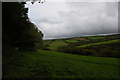 Looking up the Valency valley from St Juliot's church in PL35 0BT