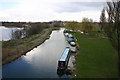 Boats on River Nene at Thrapston in NN14 4FE