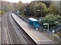Llansamlet Station, Swansea, view to the east in SA7 9RY