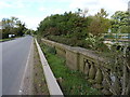 The old parapet of Molands Bridge in CV7 7PL