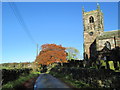 St Leonard's Church and Church Lane, Ipstones in ST10 2LF