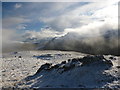 Outcrops on Meall nan Maigheach ('hill of hares') in PH15 2PT