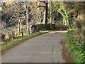 Minor road at Bridge of  Broomstrype in AB55 6YS