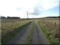 Track towards Mains of Netherley in AB39 3QN