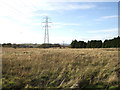 Farmland and pylons, Foggieton in AB15 9EL