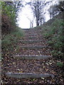 Steps up to the pit in LU3 3PE