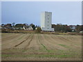 Grain tower, Glenesk Maltings in DD10 9FY