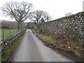 The road at Bryntirion in LL41 4EU