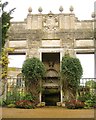 Italianate fountain and screen, Castle Ashby Gardens in NN7 1LQ