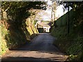 The Road through Menacuddle Farm in PL25 5QP