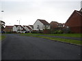 Street in a fairly new estate at Robroyston in G33 1TD