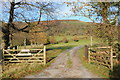Private road entrance in NP8 1ST