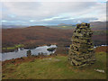 Brock Barrow cairn and the lower reaches of Coniston Water in LA12 8DF