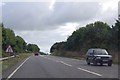 A303 climbing towards the A358 junction in TA19 0RT