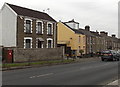 Houses on the south side of Peniel Green Road, Llansamlet Swansea in SA7 9RY