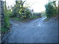 Junction of paths west of Ffrith in LL11 5LL