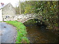 Old stone footbridge east of Ffrith in LL11 5LL