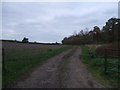 Farm track near Dudgrove Farm in GL7 3FH