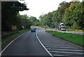 End of the dual carriageway, A21 in TN5 7QG