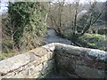 River Alyn/Afon Alun from Caergwrle's Packhorse Bridge in Hope (Flintshire)