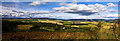 Panorama north from Suie hill viewpoint in AB54 4PL