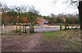 Hurcott Wood - gates onto Perriford Lane, near Blakedown, Worcs in DY10 3NJ