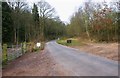 Perriford Lane looking north, near Blakedown, Worcs in DY10 3NJ
