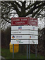 Glebe Farm Campus sign in Knapwell