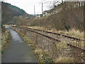 Disused railway and cycle path in the Garw Valley in CF32 8LX