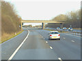 The M69 at Wood Lane bridge in CV7 9LD