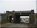 Railway bridge Ecclesfield Common in S35 9XJ