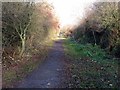 North Walbottle Waggonway footpath in NE15 9FB