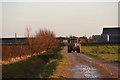 Tractor and muck cart from Barfen poultry farm in Withern & Theddlethorpe Ward
