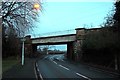 Brimstage Road railway bridge, Heswall in CH60 1UF
